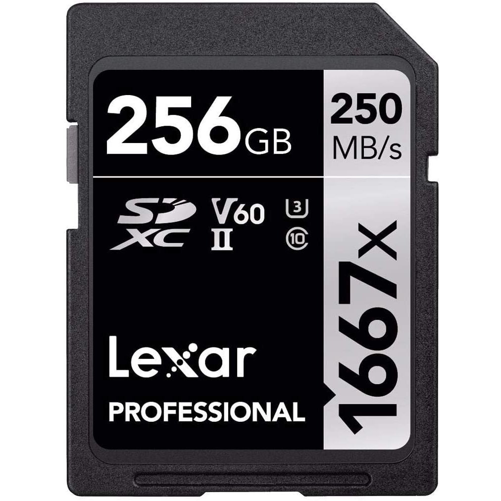 Lexar SDXC UHS-II 256 GB C10 U3 V60 1667x Professional