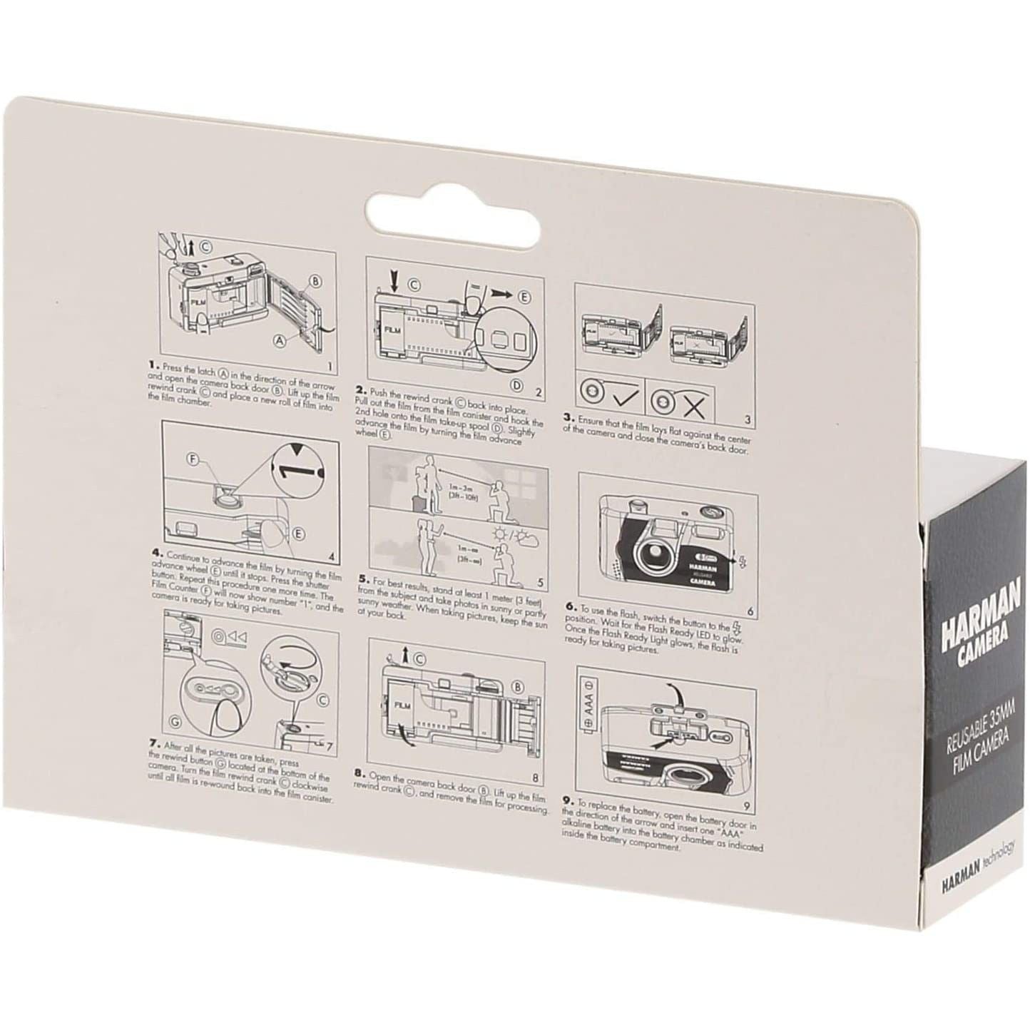 HARMAN CAMERA + 2 PELLICOLA KENTMERE PAN 400/36