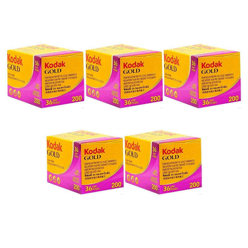 Kodak Gold 200 135-36 (confezione da 5)