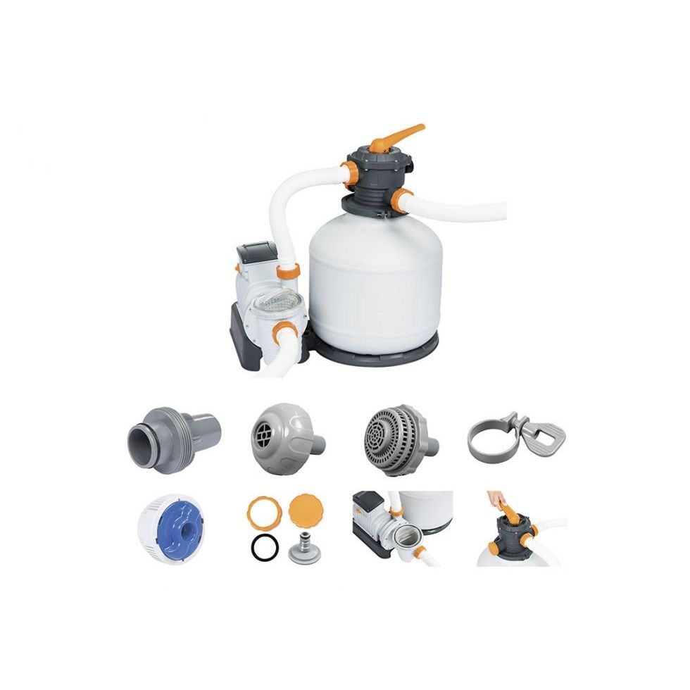 Bestway 58486 Filtro A Sabbia Flowclear Filtraggio Da 11.355 L/h