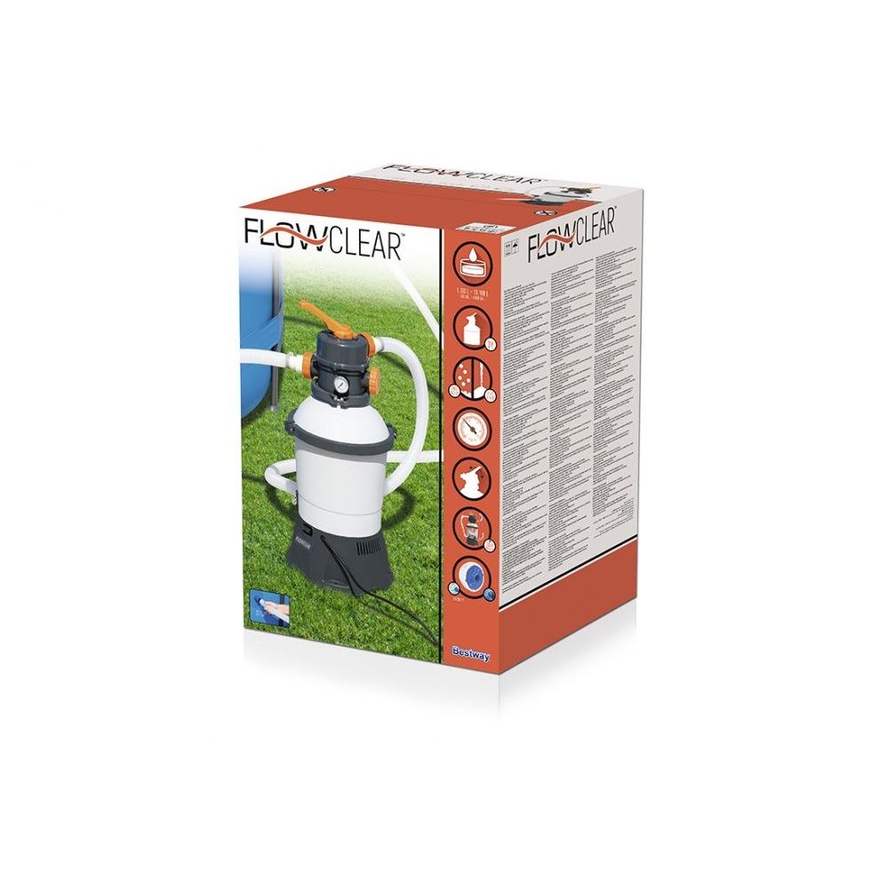 Bestway 58515 Filtro A Sabbia Flowclear Filtraggio Da 3.028 L/h