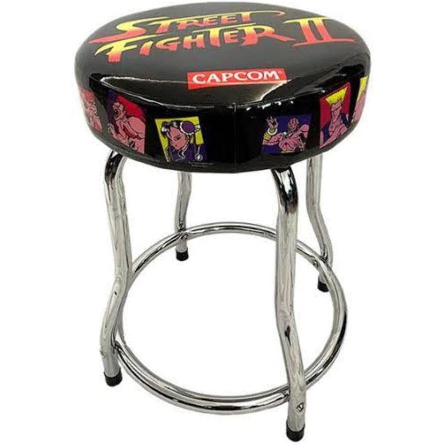 Arcade1UP STREET FIGHTER II STOOL GARANZIA UFFICIALE POLYPHOTO 2 ANNI