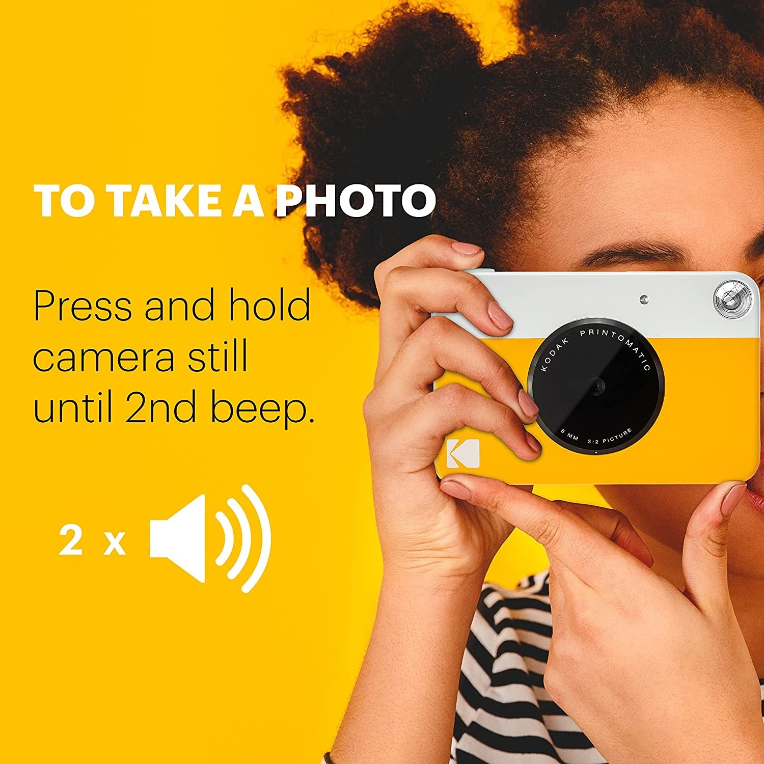 Kodak PRINTOMATIC YELLOW GARANZIA POLYPHOTO 2 ANNI ITALIA