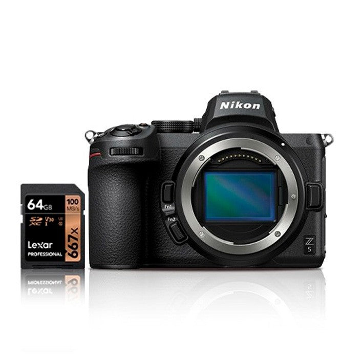 Nikon Z5 Body + SD 64GB LEXAR 667x Pro OMAGGIO GARANZIA NITAL 4 ANNI