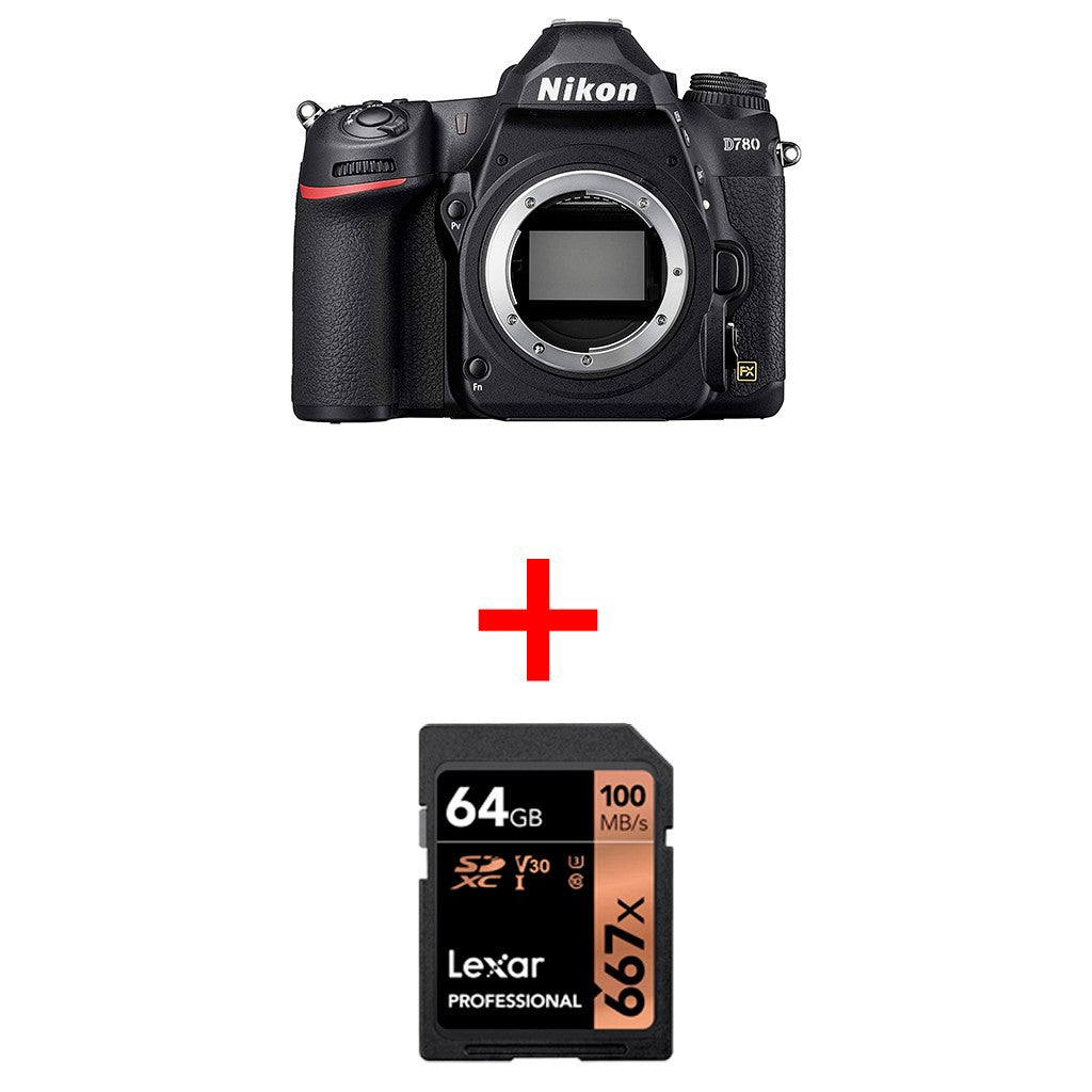 Nikon D780 Body + SD64B OMAGGIO GARANZIA NITAL 4 ANNI