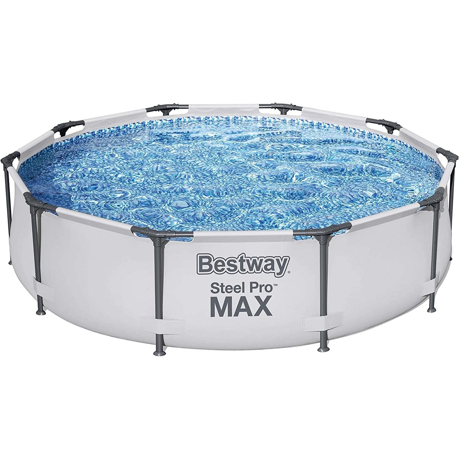 Bestway 56406 Piscina Fuori Terra Steel Pro Max 305 x 76 cm Cap. 4.678 Lt