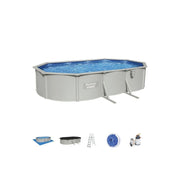 Bestway 56586 Piscina Fuori Terra Ovale Hydrium Dim. 500x360x120 cm