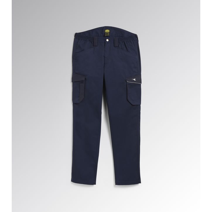 DIADORA UTILITY PANTALONE DA LAVORO PANT STAFF WINTER CARGO COLORE BLU TAGLIA L