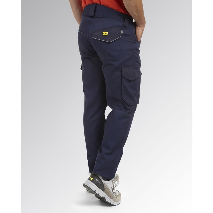 DIADORA UTILITY PANTALONE DA LAVORO PANT STAFF WINTER CARGO COLORE BLU TAGLIA L