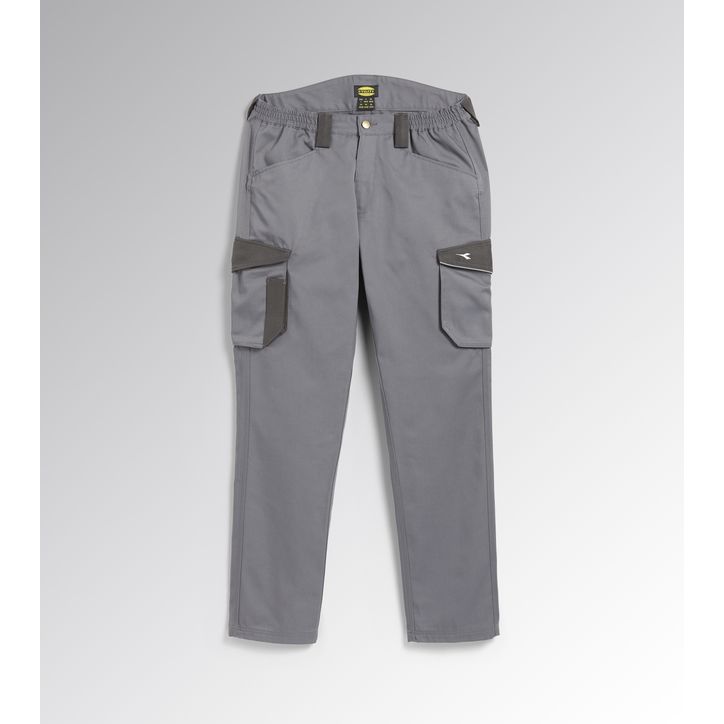 DIADORA UTILITY PANTALONE DA LAVORO PANT STAFF WINTER CARGO COLORE GRIGIO TAGLIA XXL