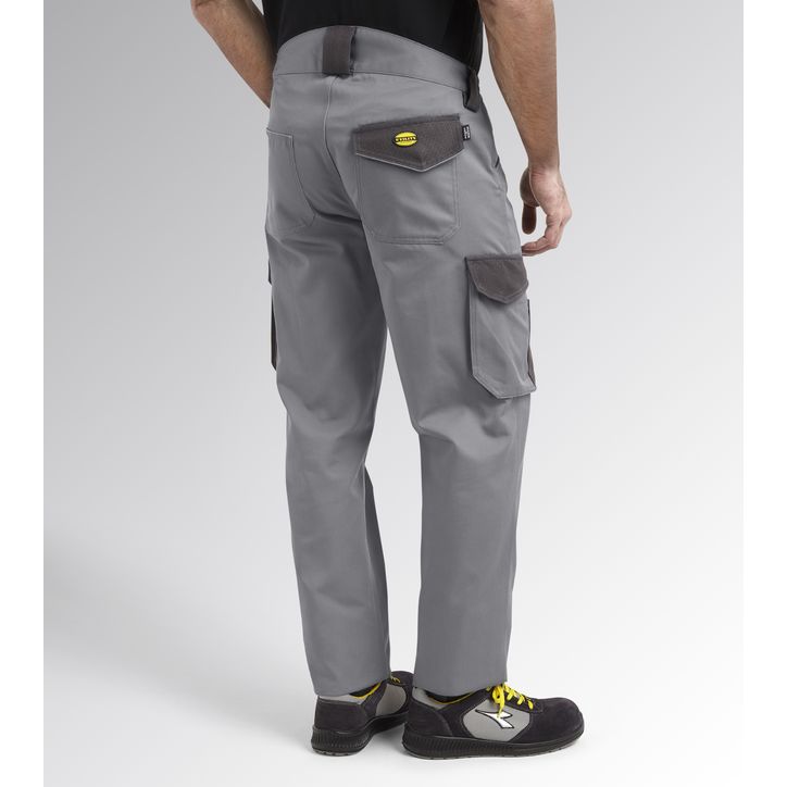 DIADORA UTILITY PANTALONE DA LAVORO PANT STAFF WINTER CARGO COLORE GRIGIO TAGLIA XXL