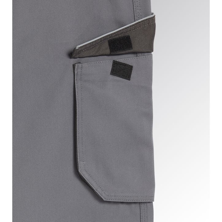 DIADORA UTILITY PANTALONE DA LAVORO PANT STAFF WINTER CARGO COLORE GRIGIO TAGLIA XXL