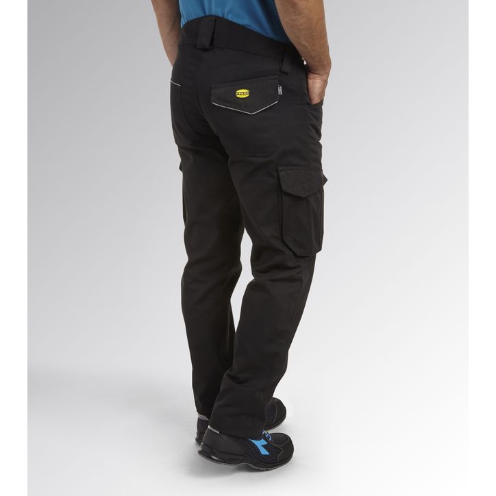 DIADORA UTILITY PANTALONE DA LAVORO PANT STAFF WINTER CARGO COLORE NERO TAGLIA XXXL