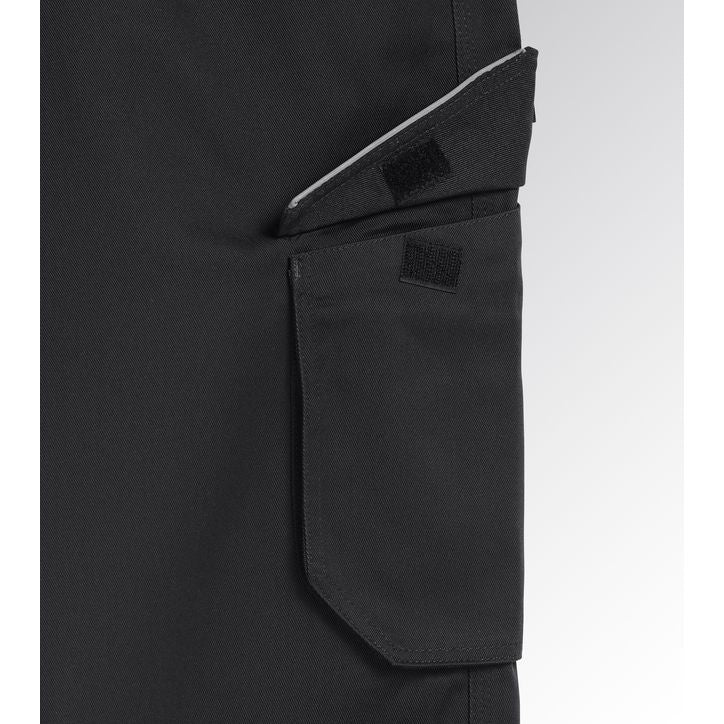 DIADORA UTILITY PANTALONE DA LAVORO PANT STAFF WINTER CARGO COLORE NERO TAGLIA XXXL