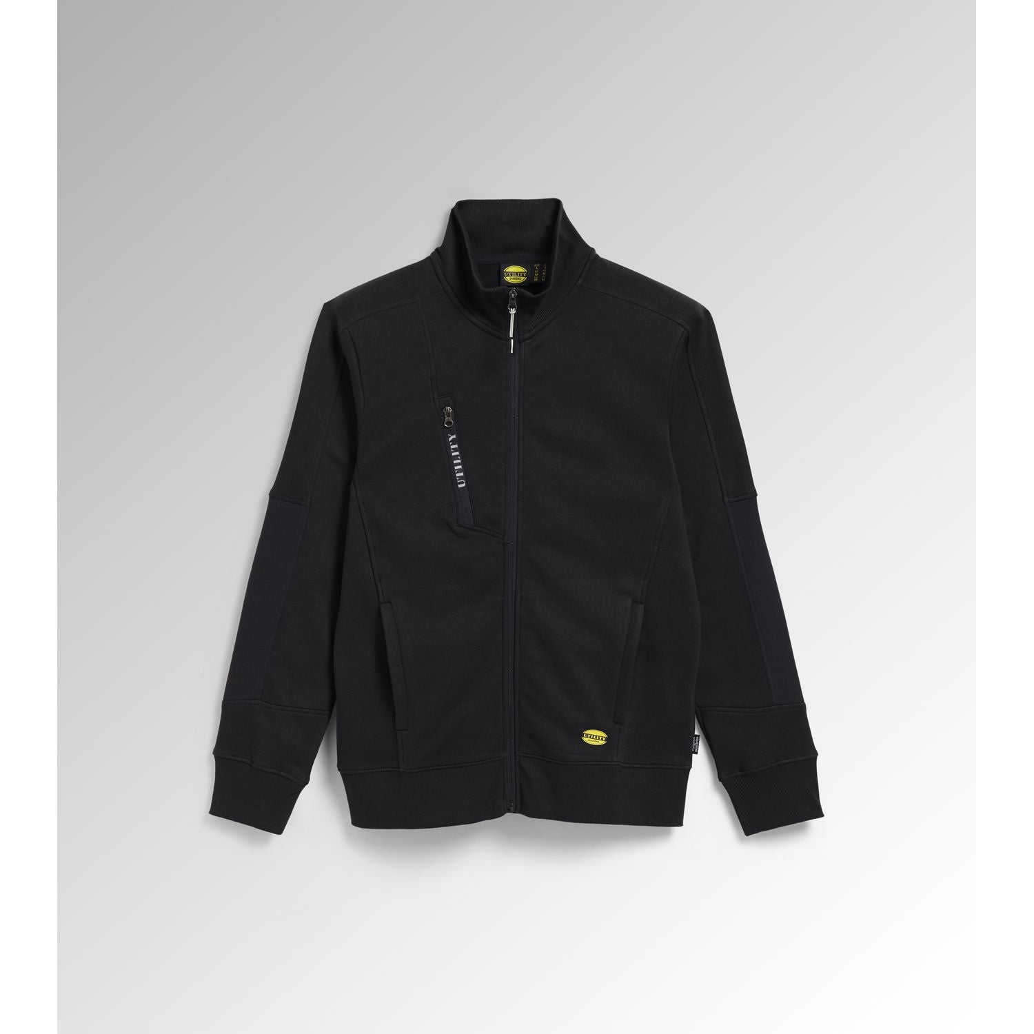 Diadora Utility Felpa Da Lavoro SWEATSHIRT FZ LITEWORK Colore Nero Taglia XXXL