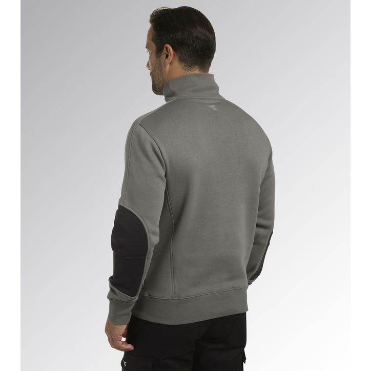 DIADORA UTILITY FELPA DA LAVORO SWEATSHIRT HZ LITEWORK COLORE GRIGIO TAGLIA XXXL
