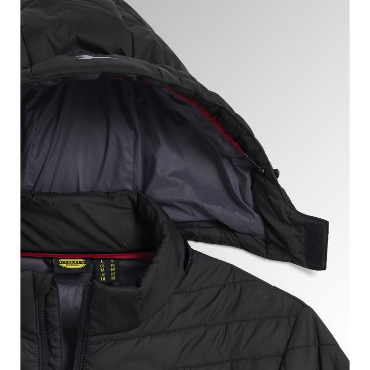 DIADORA UTILITY GIACCA DA LAVORO PADDED JACKET OSLO COLORE NERO TAGLIA XXXL