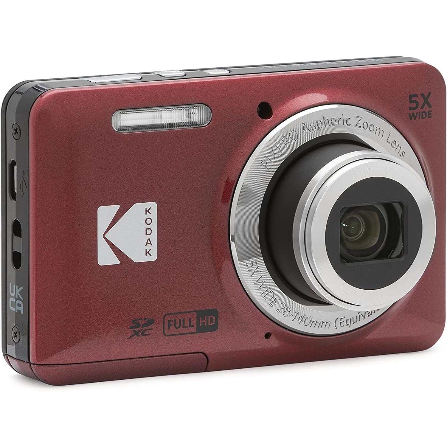 Kodak FZ55 COMPACT CAMERA RED GARANZIA UFFICIALE ITALIA 2 ANNI