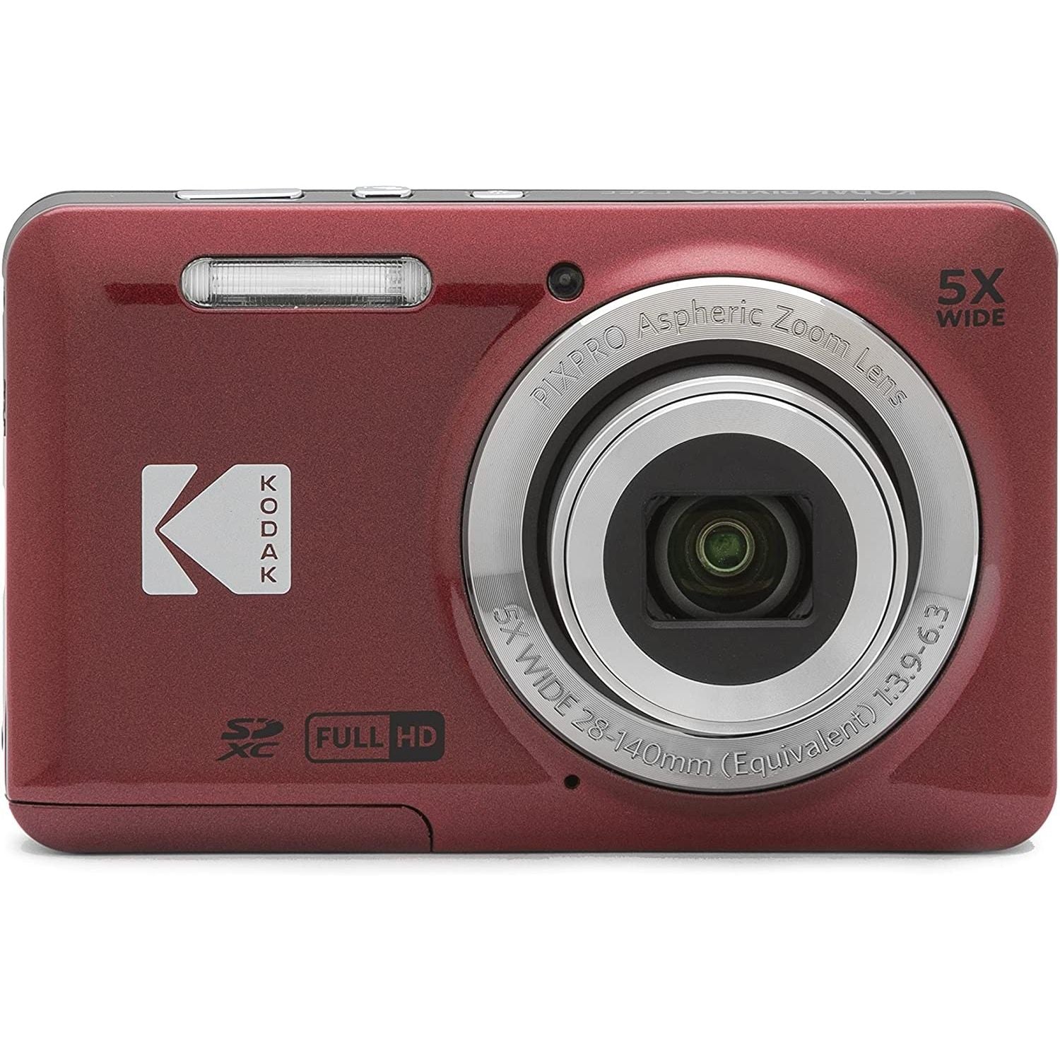 Kodak FZ55 COMPACT CAMERA RED GARANZIA UFFICIALE ITALIA 2 ANNI