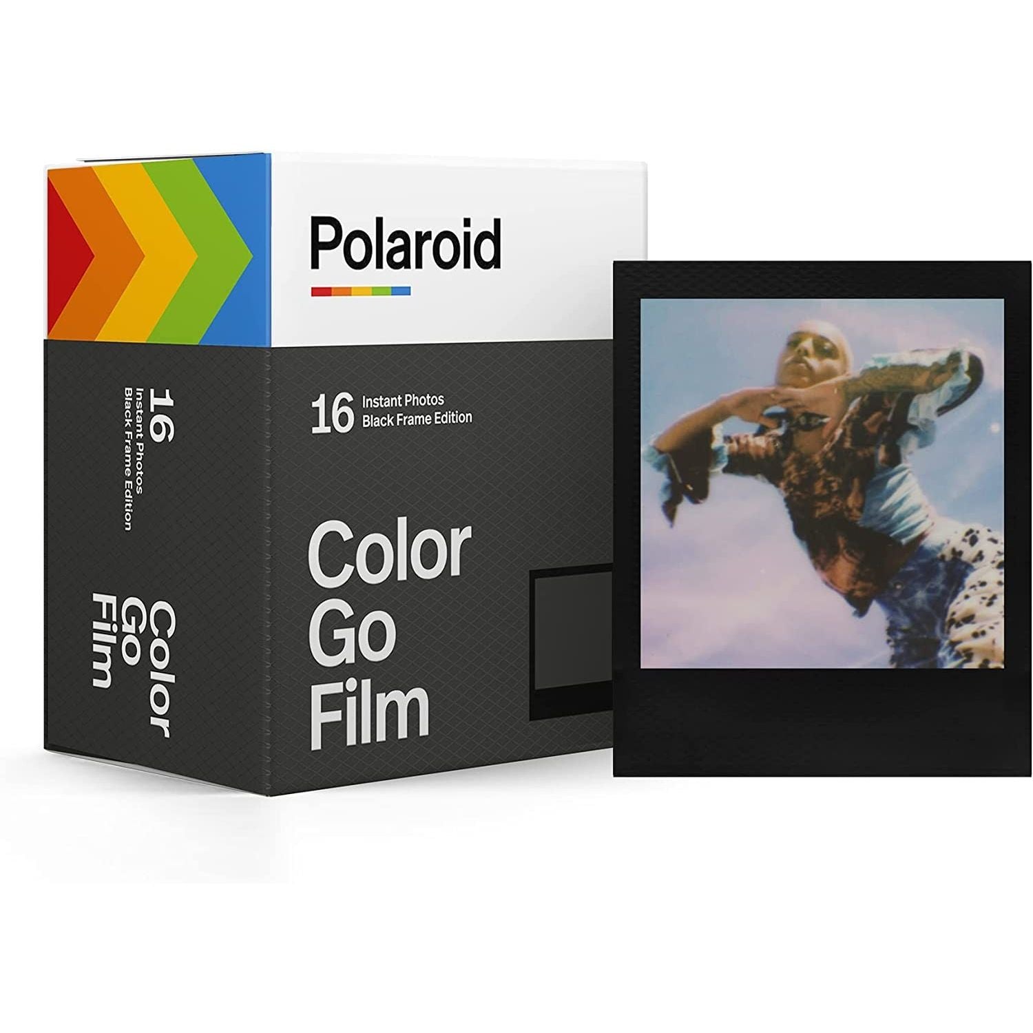 Polaroid GO Color Film Black Frame - Pacco Doppio 2x8 FOTO (16 FOTO) - PELLICOLE SCADUTE !