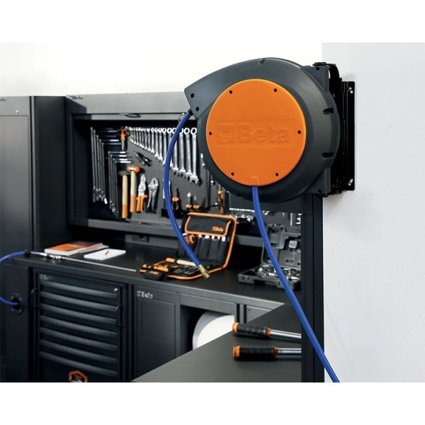 Beta Avvolgitubo Automatico Per Aria o Acqua Corpo In Materiale Plastico Antiurto 10 Mt