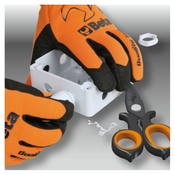 Beta Forbici Per Elettricisti A Doppio Effetto Profili a Fresa In Acciaio Inossidabile