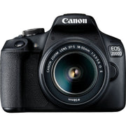 Canon EOS 2000D + 18-55mm F3.5-5.6 IS II GARANZIA UFFICIALE 2 ANNI ITALIA