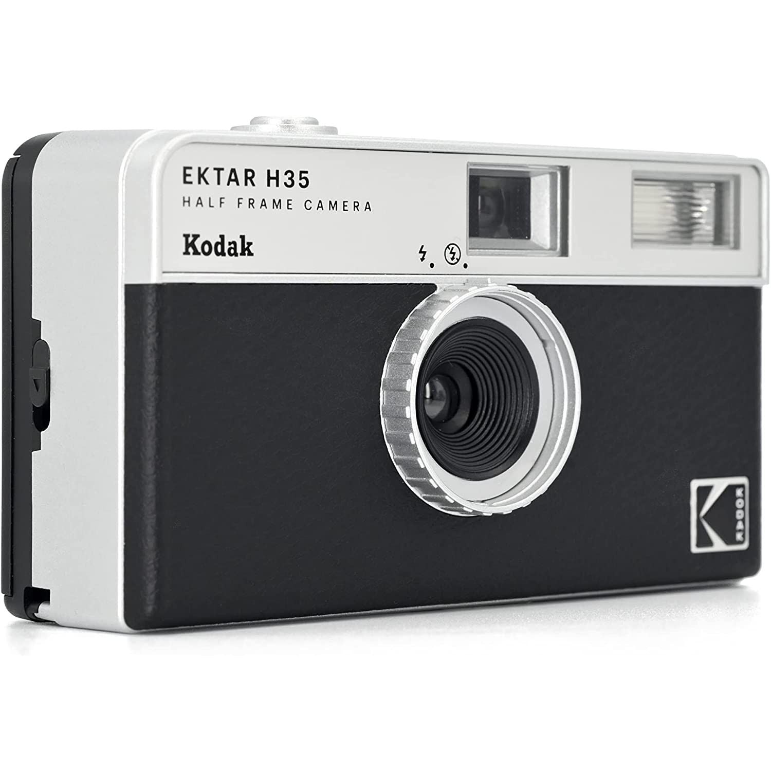 Kodak Film Camera Analogica Ektar H35 HAL FRAME BLACK GARANZIA UFFICIALE ITALIA 2 ANNI