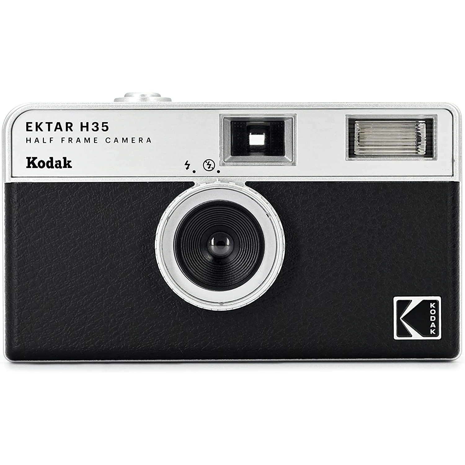Kodak Film Camera Analogica Ektar H35 HAL FRAME BLACK GARANZIA UFFICIALE ITALIA 2 ANNI
