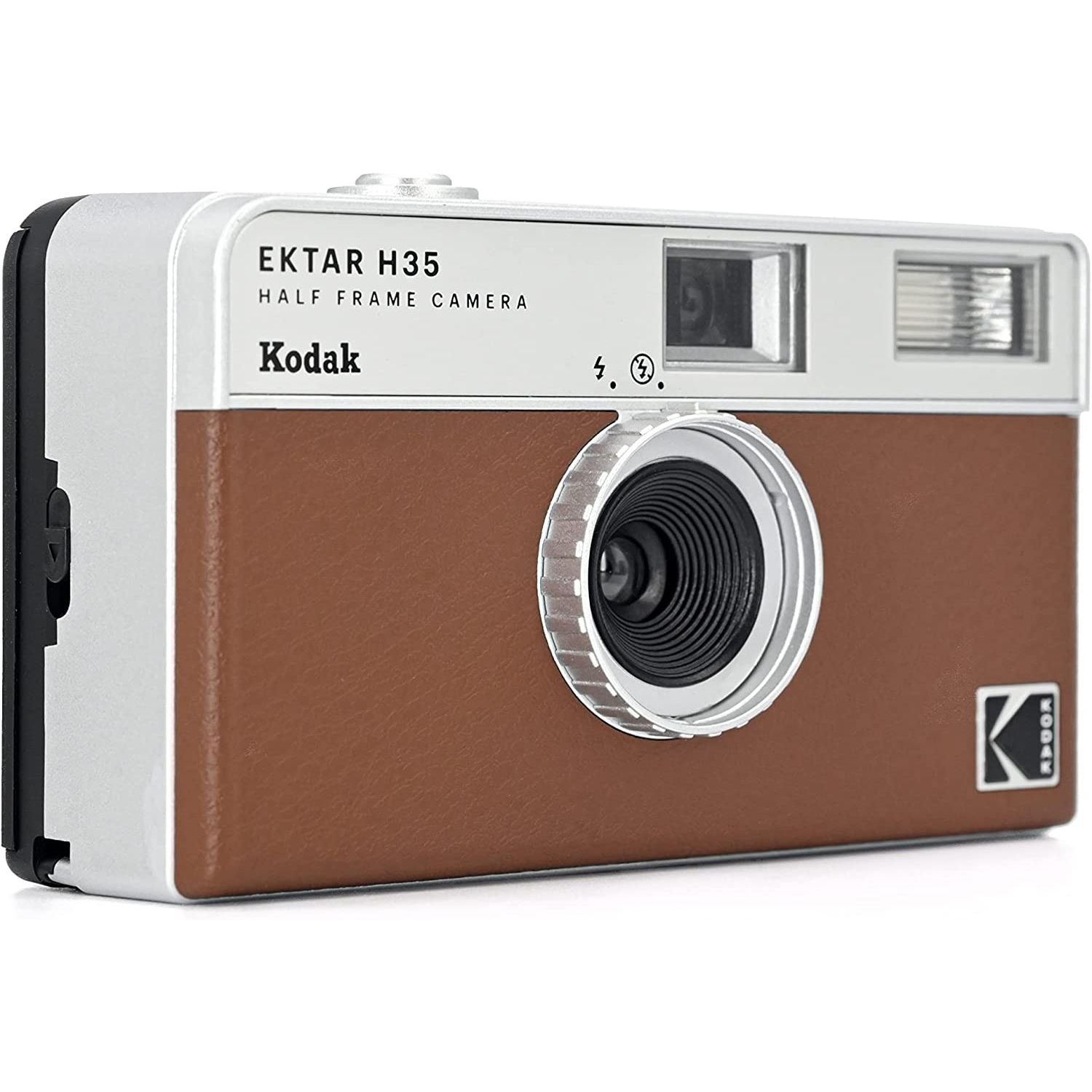 Kodak Film Camera Analogica Ektar H35 HAL FRAME BROWN GARANZIA UFFICIALE ITALIA 2 ANNI