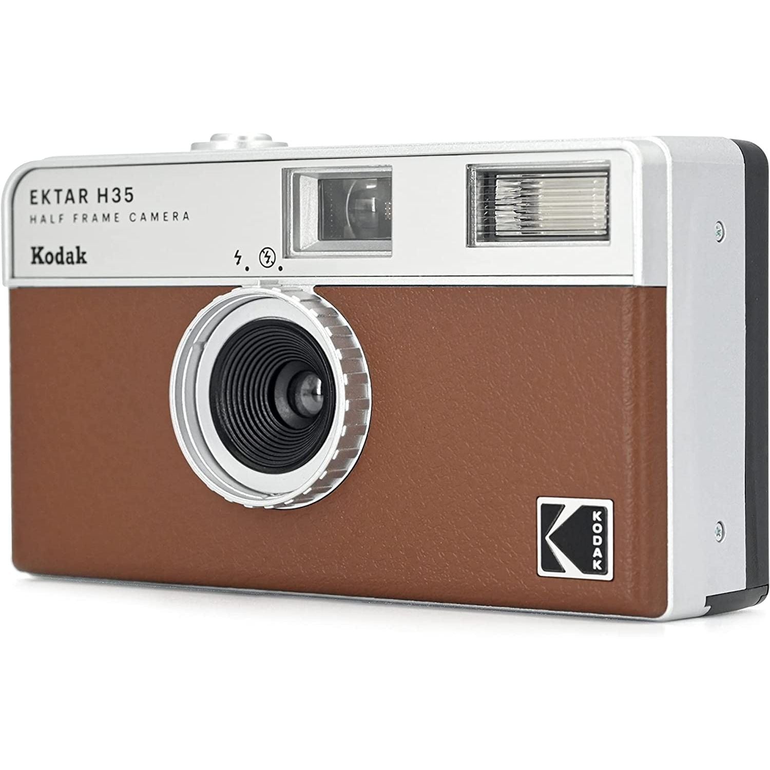 Kodak Film Camera Analogica Ektar H35 HAL FRAME BROWN GARANZIA UFFICIALE ITALIA 2 ANNI