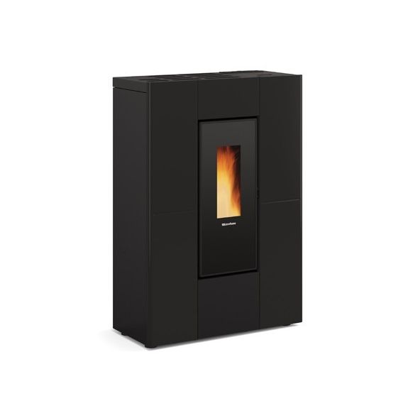 Extraflame Stufa A Pellet Marilena Plus Ad Canalizzata Slim Colore Nero