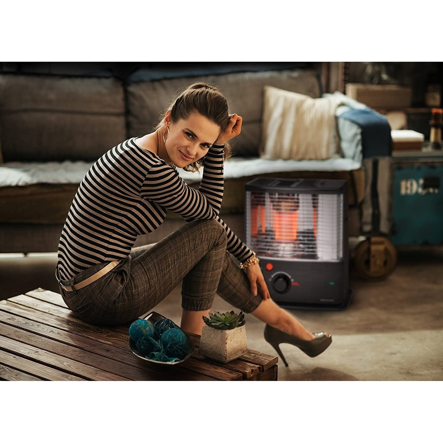 Zibro RS 22 Stufa a Combustibile Meccanica, Portatile Prodotto RIGENERATO