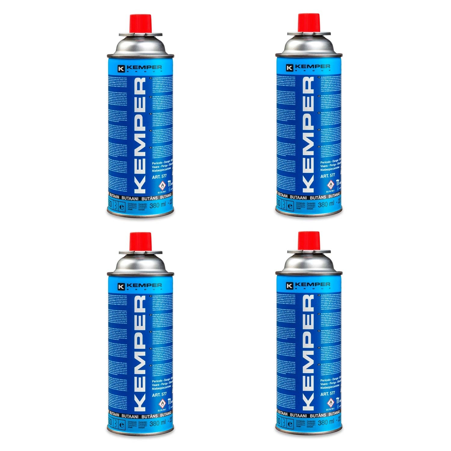 Kemper Cartuccia Gas Butano Da 227 Gr Confezione 4 Cartucce