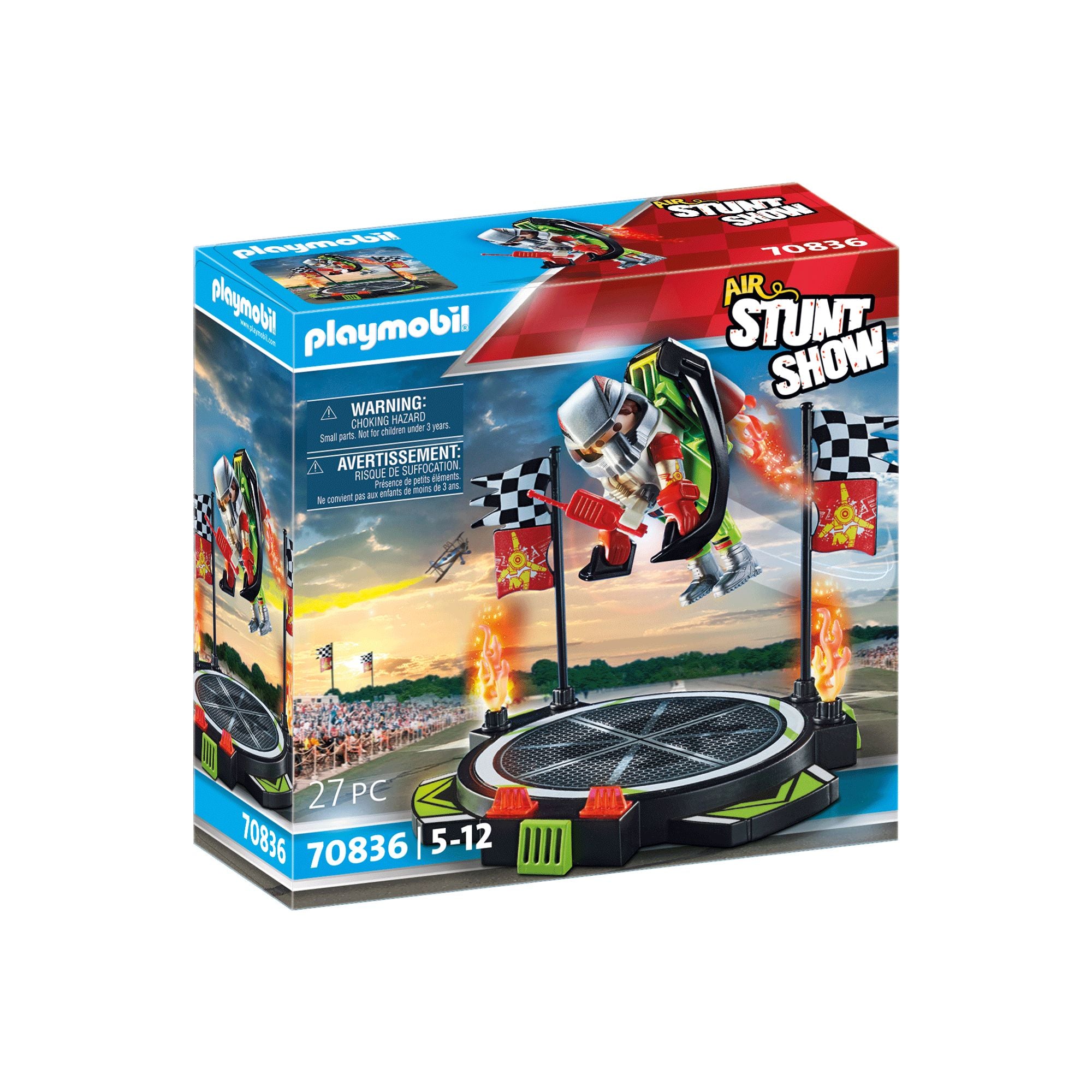 PlayMobil Stuntshow Pilota Con Jetpack