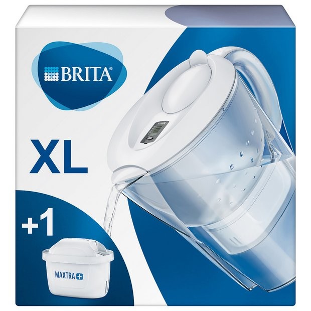 Brita Marella Caraffa Filtrante XL 3,5 Lt Con 2 Filtro Maxtra+