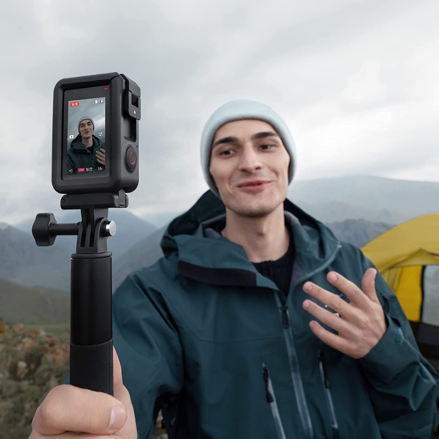 DJI Osmo Action 3 EXTENSION ROD 1,5M KIT GARANZIA UFFICIALE NITAL 2 ANNI