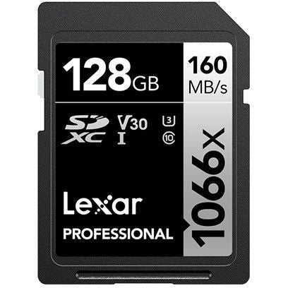 Lexar SDXC 1066x 128GB UHS-I C10 U3 V30 Professional