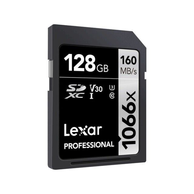 Lexar SDXC 1066x 128GB UHS-I C10 U3 V30 Professional