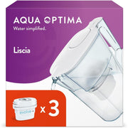 Aqua Optima Liscia Caraffa 2.5L Acqua Filtrata + 3 Filtri