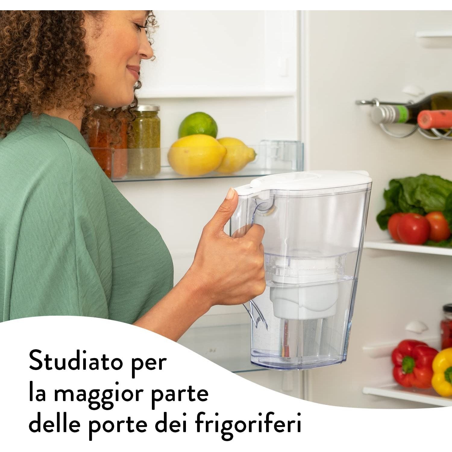 Aqua Optima Liscia Caraffa 2.5L Acqua Filtrata + 3 Filtri