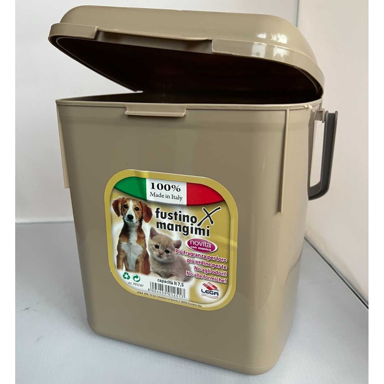 CONTENITORE PER MANGIMI - CAPACITA' 7.5 LITRI