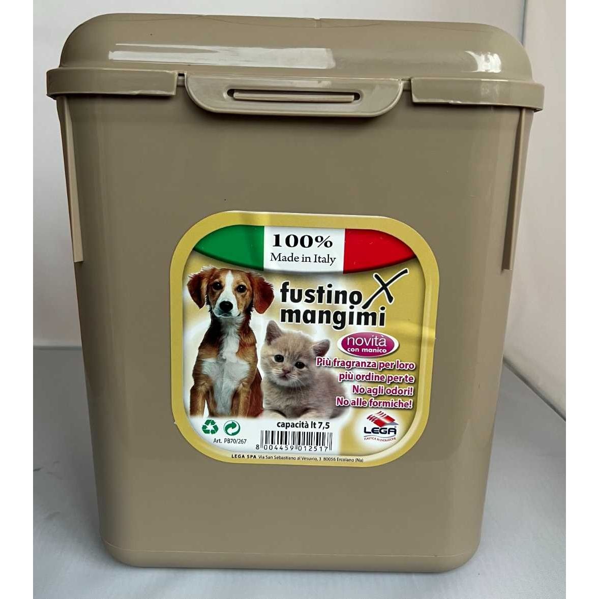 CONTENITORE PER MANGIMI - CAPACITA' 7.5 LITRI