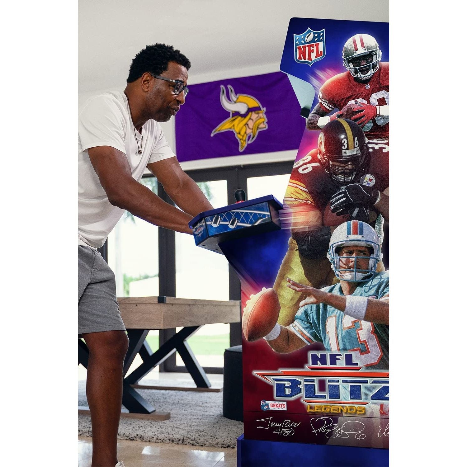 VideoGioco NFL BLITZ Legends Cabinato Arcade1UP GARANZIA UFFICIALE POLYPHOTO