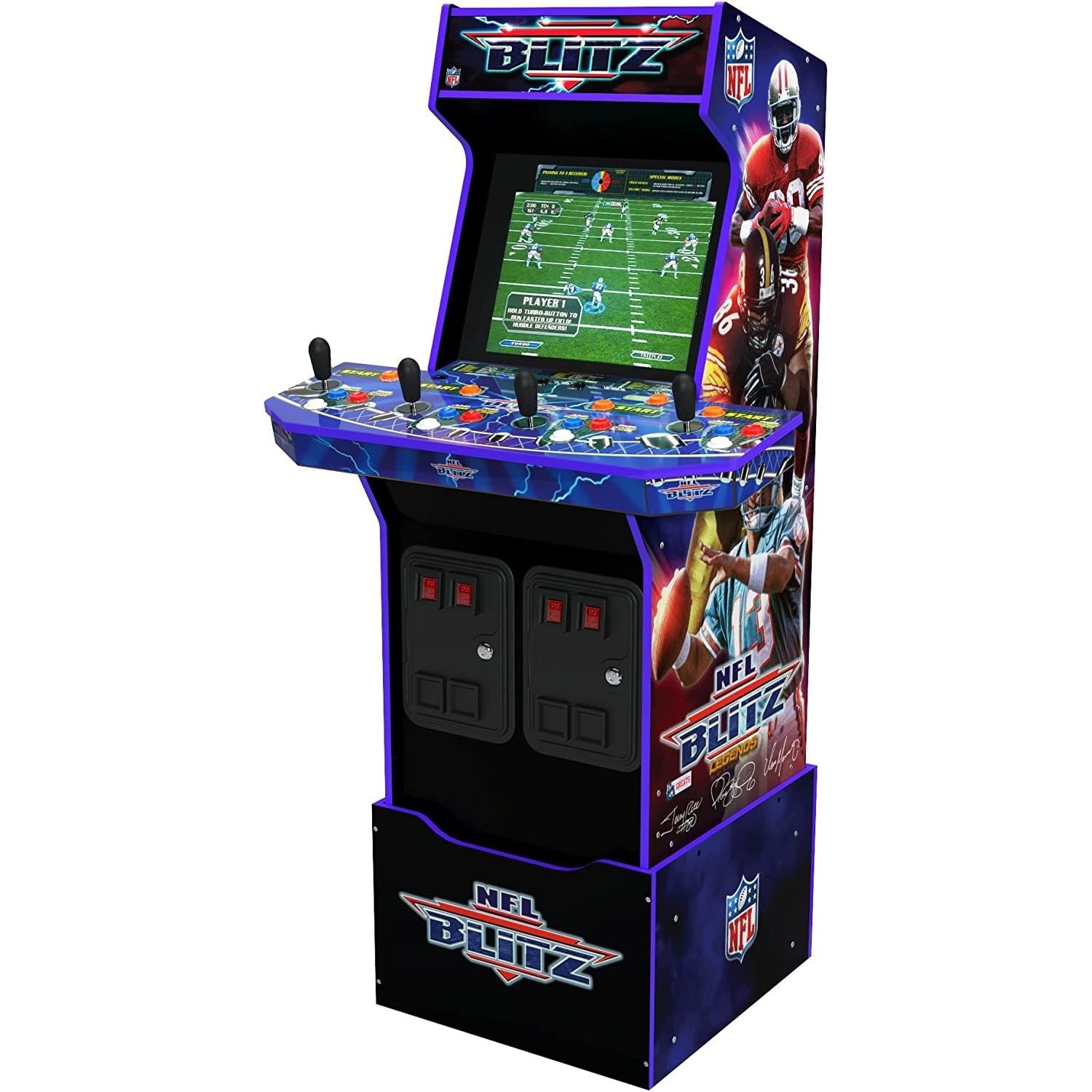 VideoGioco NFL BLITZ Legends Cabinato Arcade1UP GARANZIA UFFICIALE POLYPHOTO