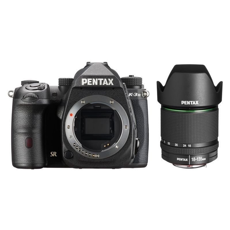 PENTAX K-3 Mark III KIT 18-135mm WR BLACK GARANZIA ITALIA FOWA 4 ANNI