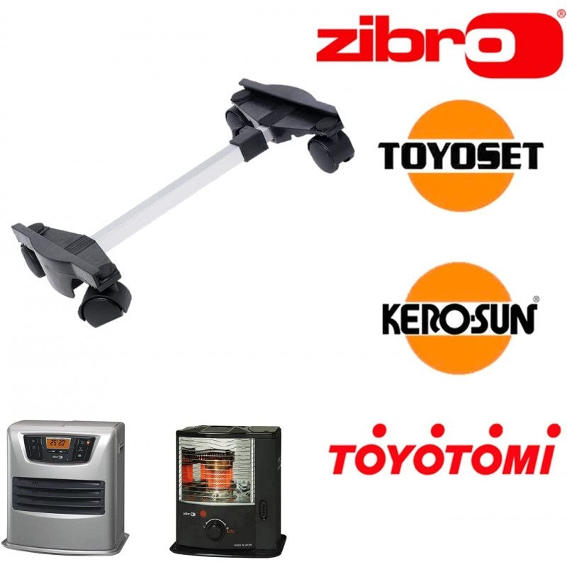 Zibro LC 30 Stufa Portatile a Combustibile Per Ambienti di 48m2 Con Carrellino e  6 Taniche Toyotube In Omaggio