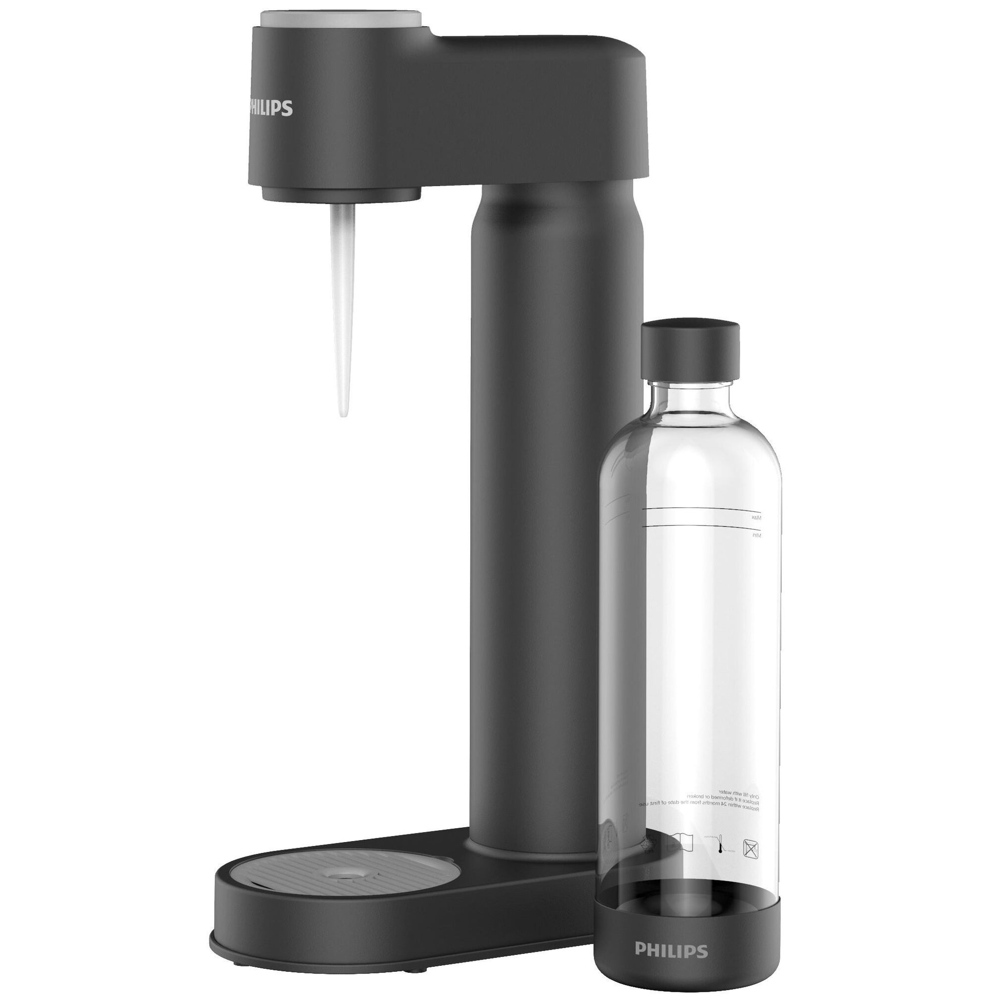 Philips Water Kit Completo Gasatore GoZero Colore Nero + Caraffa Filtrante Da 2,6 Litri