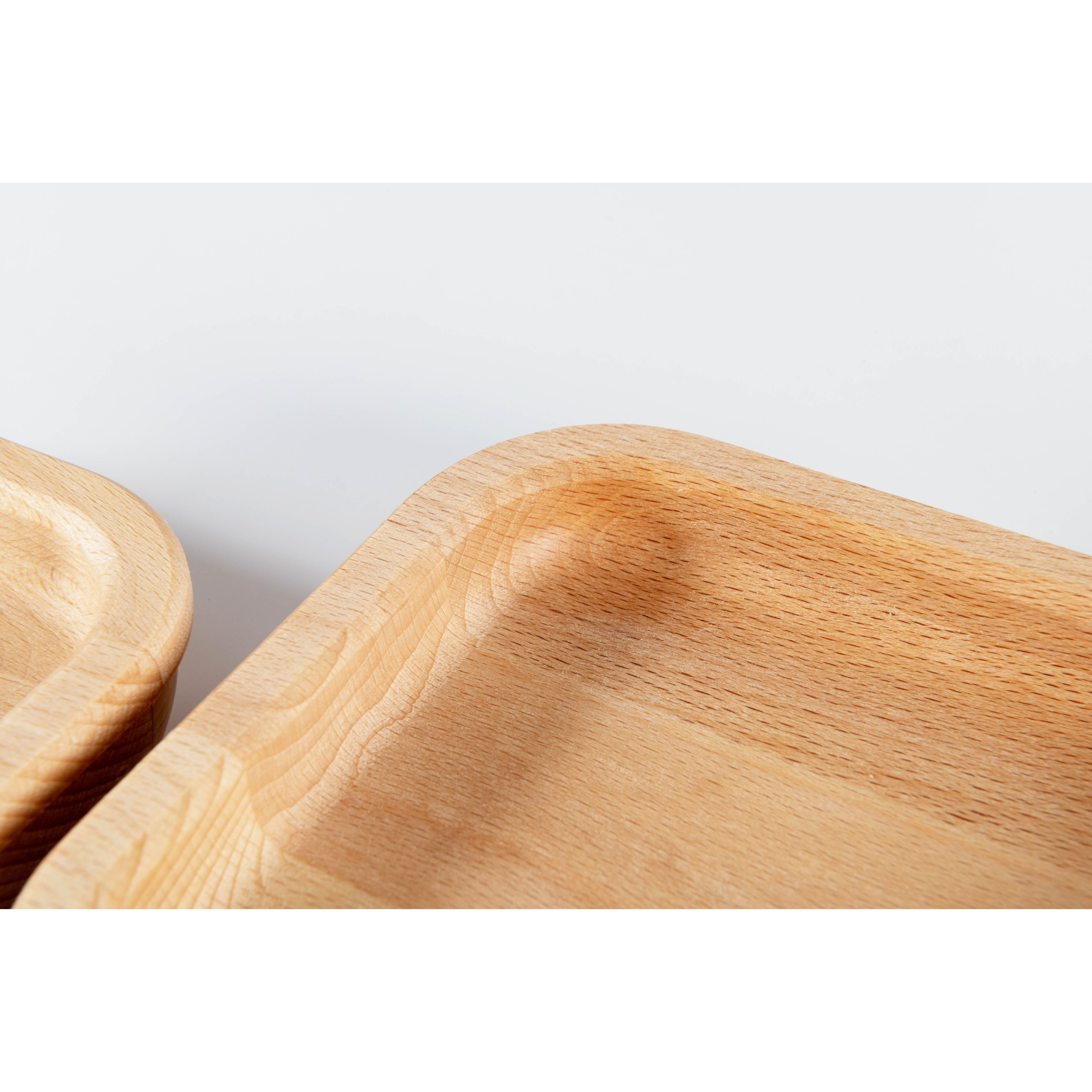 Inca Vassoio In Legno Faggio Con 3 Vaschette Estraibili