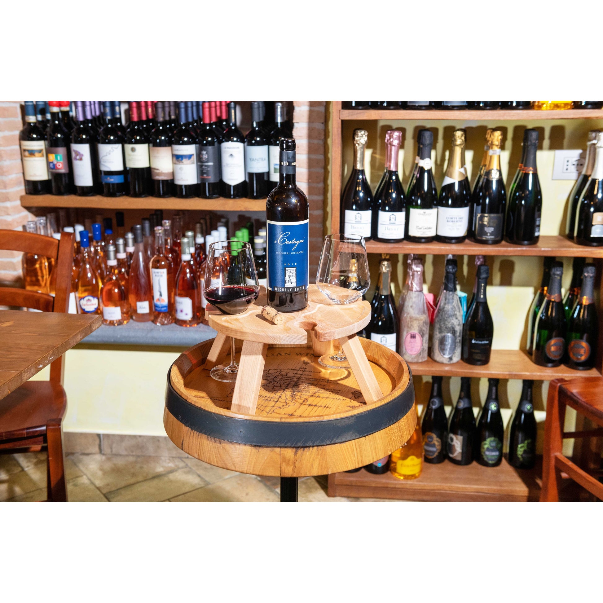 Inca Tavolino Vassoio Aperitivo Pic Nic In Legno Faggio